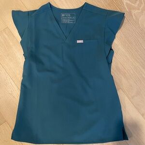 EUC XS Figs Top - Caribbean Blue